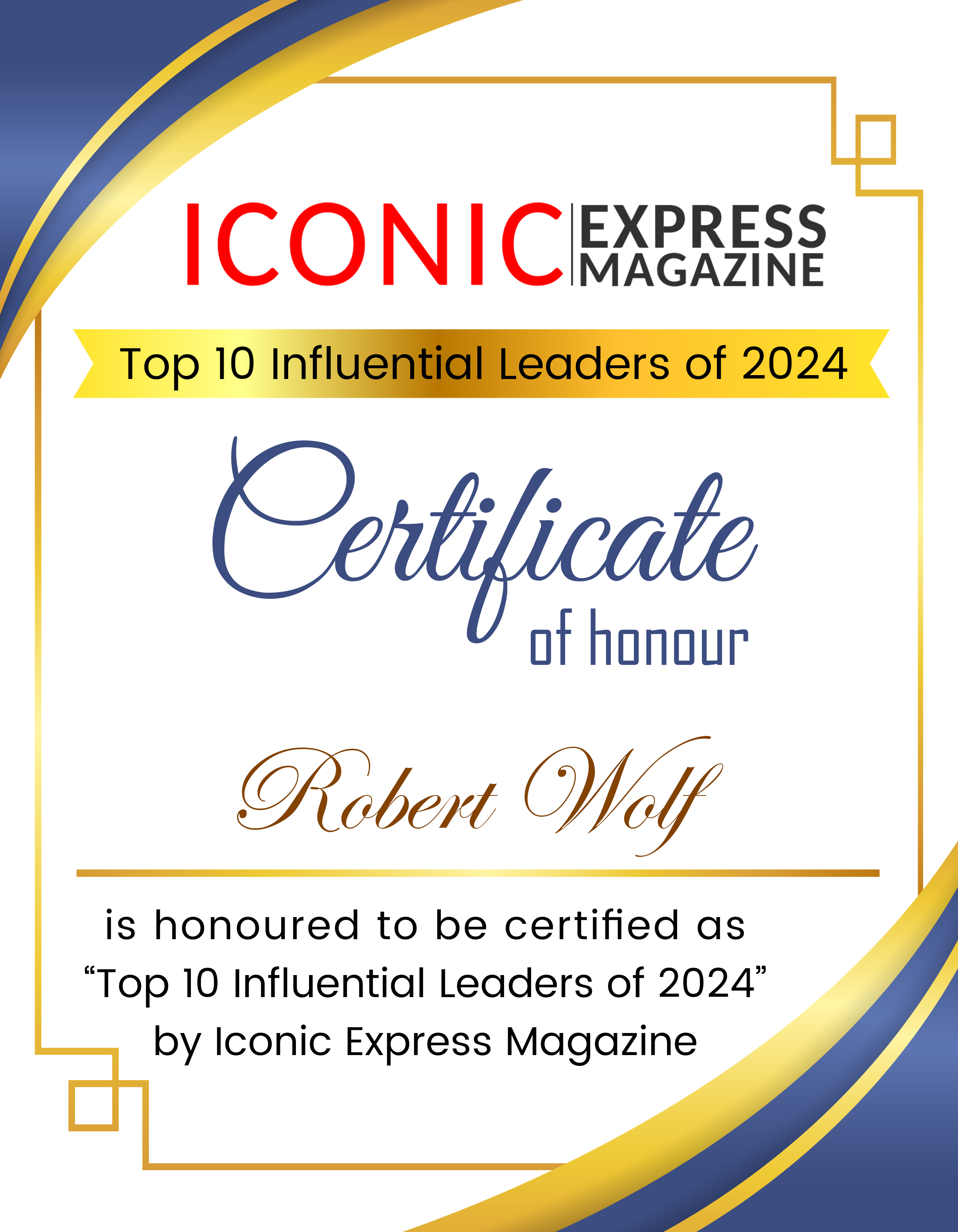 Philip Berry, President at Philip Berry Associates LLC Certificate